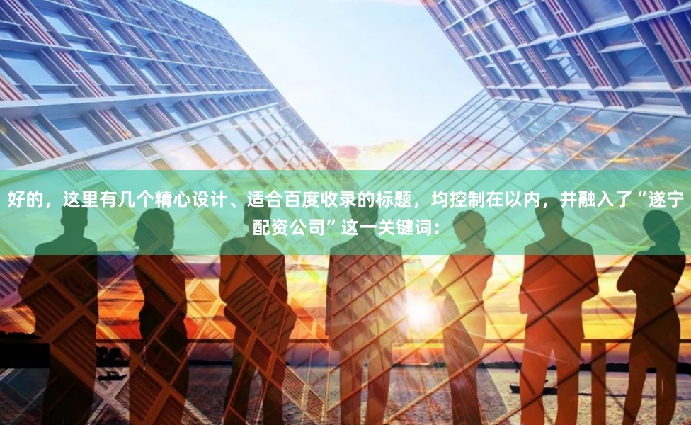 好的，这里有几个精心设计、适合百度收录的标题，均控制在以内，并融入了“遂宁配资公司”这一关键词：